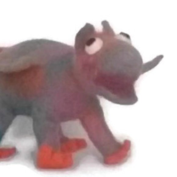 NEW ~ Felt Dinosaur Handmade in Nepal 34cm x 10cm and 110grams. - Picture 2 of 11